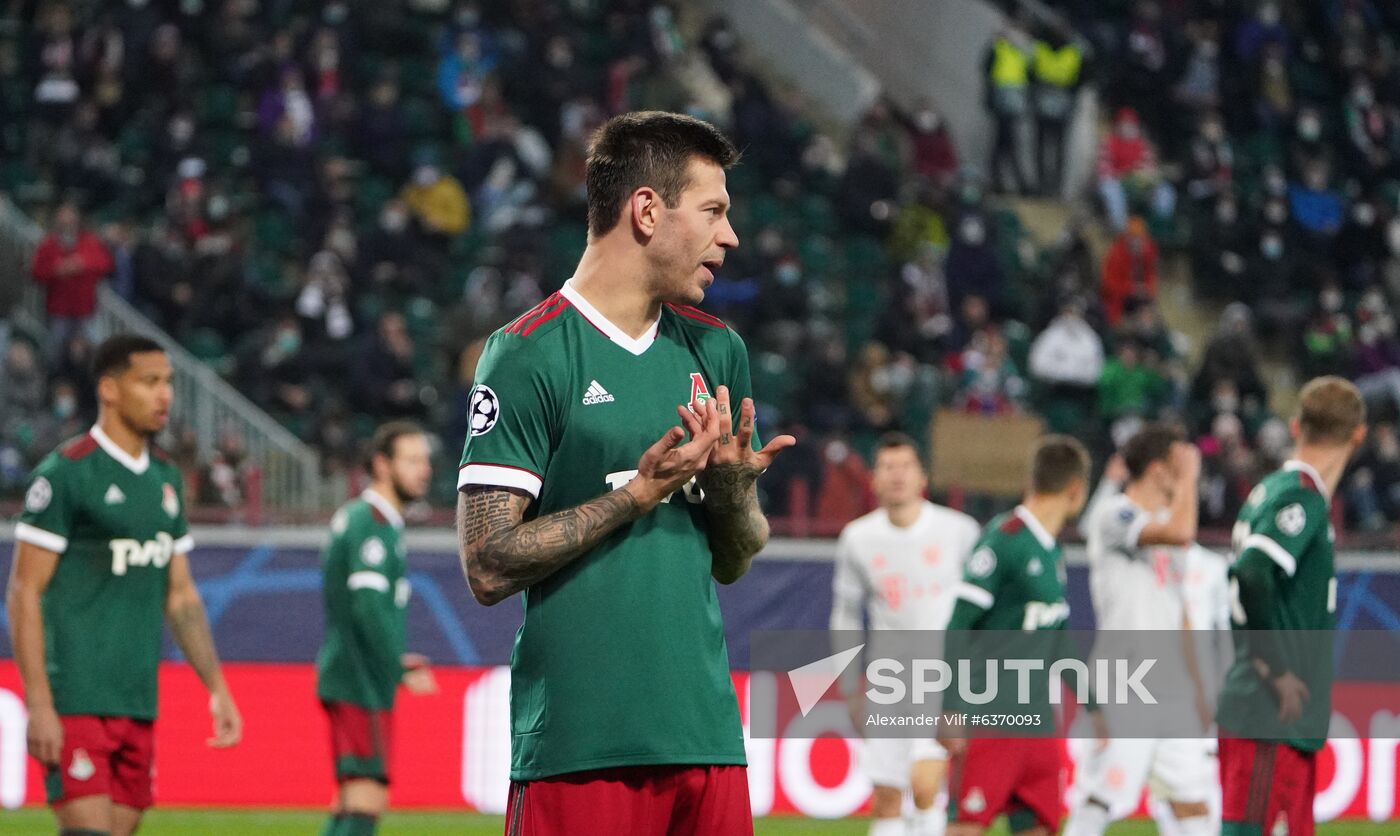 Russia Soccer Champions League Lokomotiv - Bayern