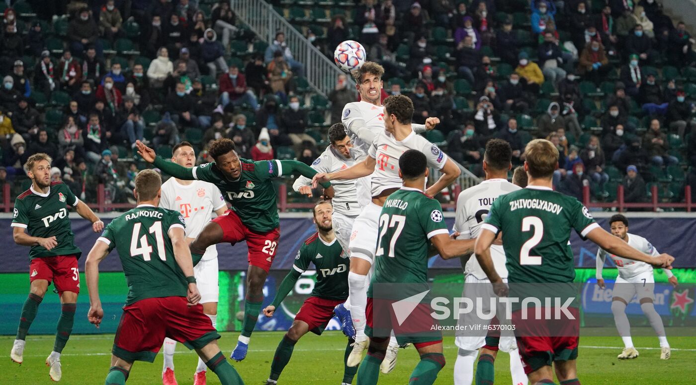 Russia Soccer Champions League Lokomotiv - Bayern