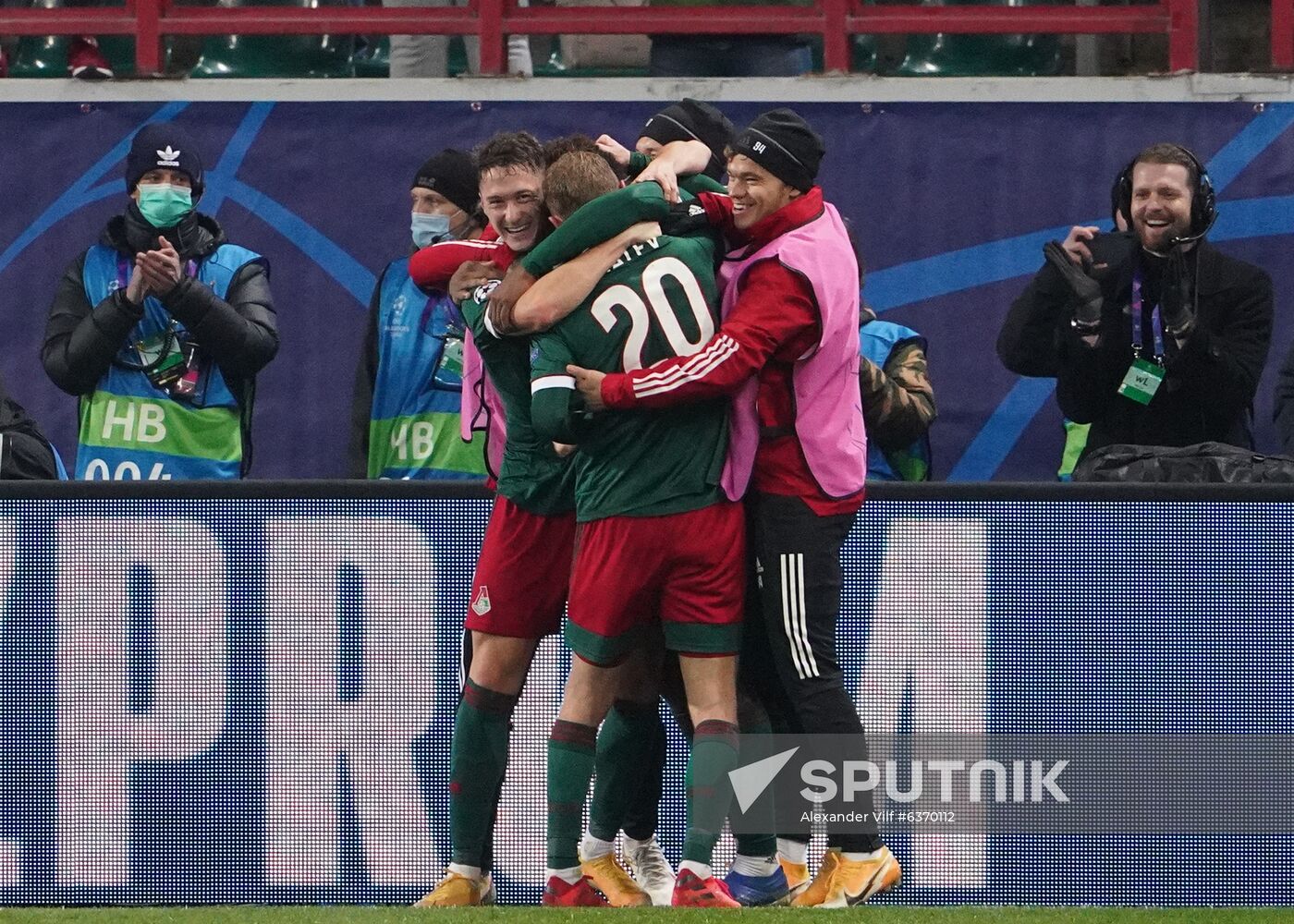 Russia Soccer Champions League Lokomotiv - Bayern