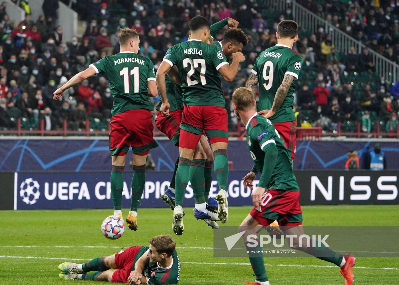 Russia Soccer Champions League Lokomotiv - Bayern