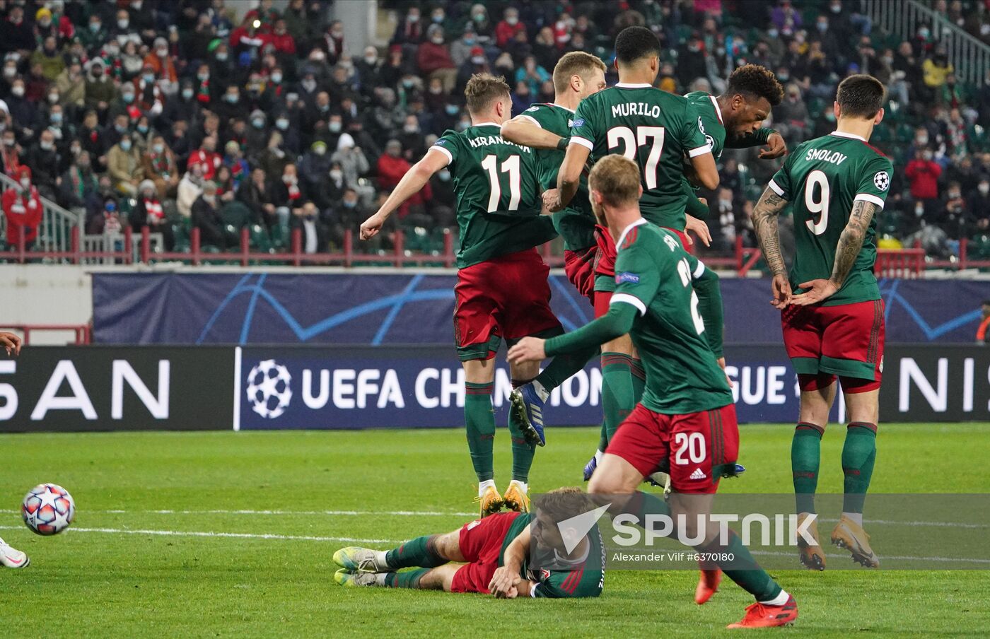 Russia Soccer Champions League Lokomotiv - Bayern