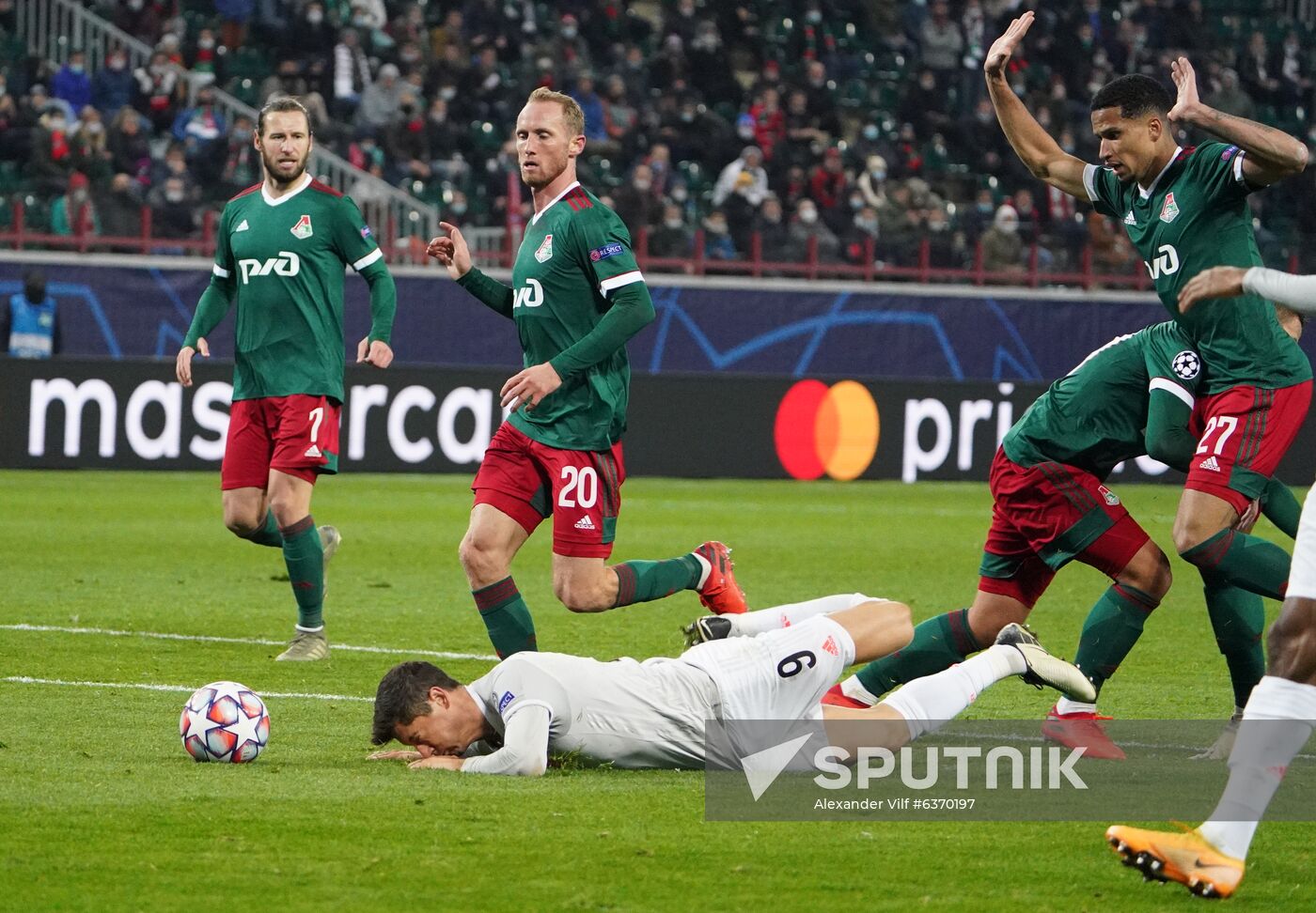 Russia Soccer Champions League Lokomotiv - Bayern