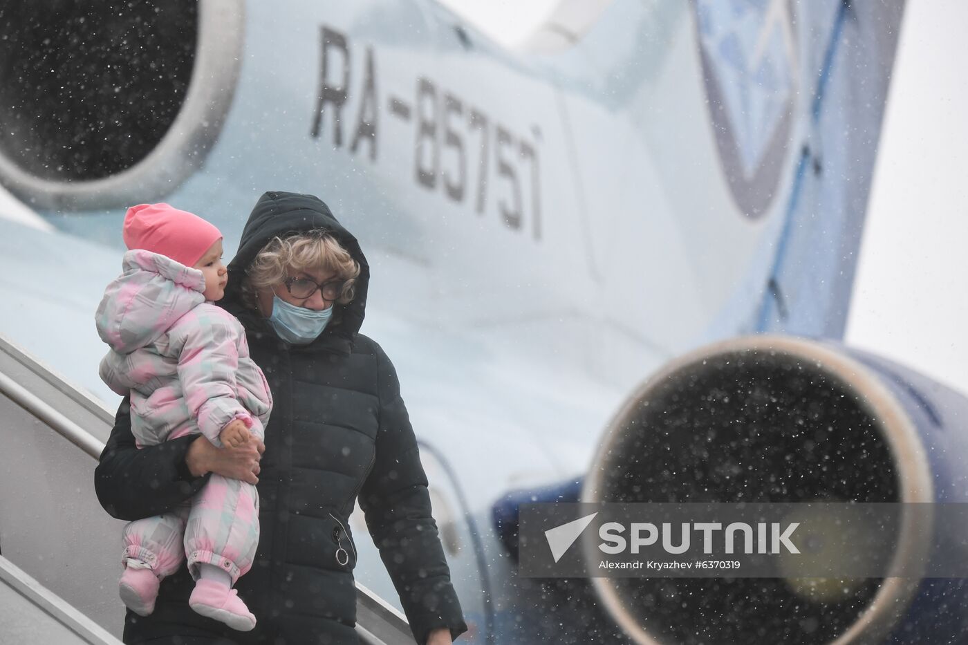 Russia Tu-154 Plane