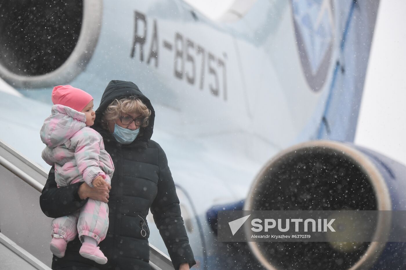 Russia Tu-154 Plane
