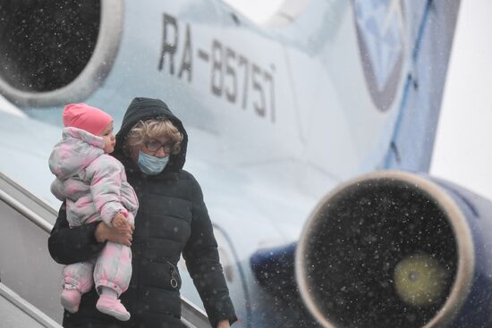 Russia Tu-154 Plane