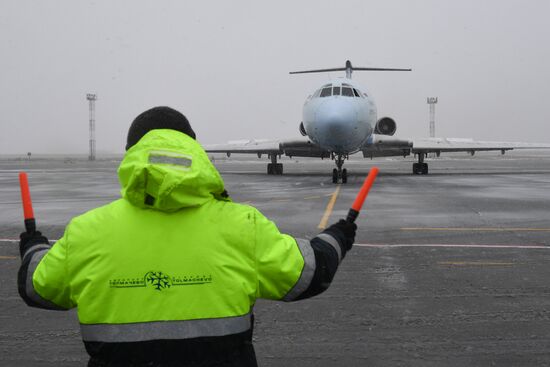 Russia Tu-154 Plane