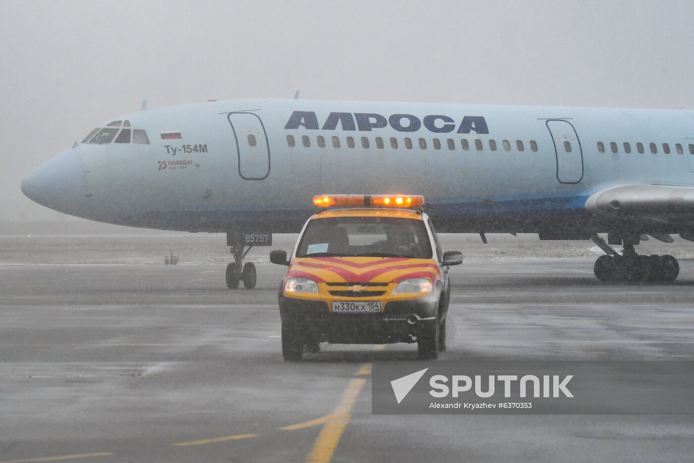 Russia Tu-154 Plane