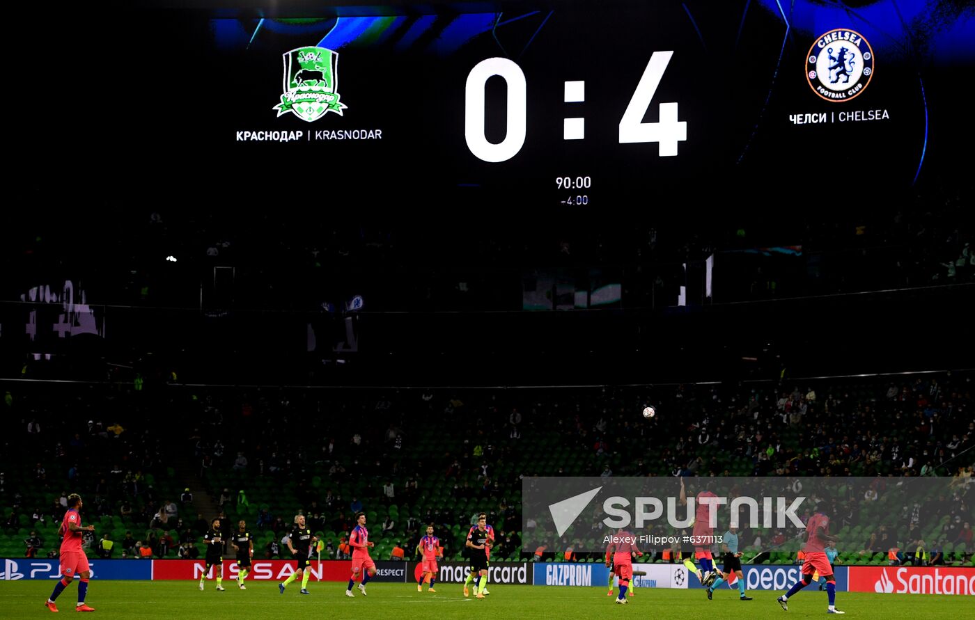 Russia Champions League Krasnodar - Chelsea