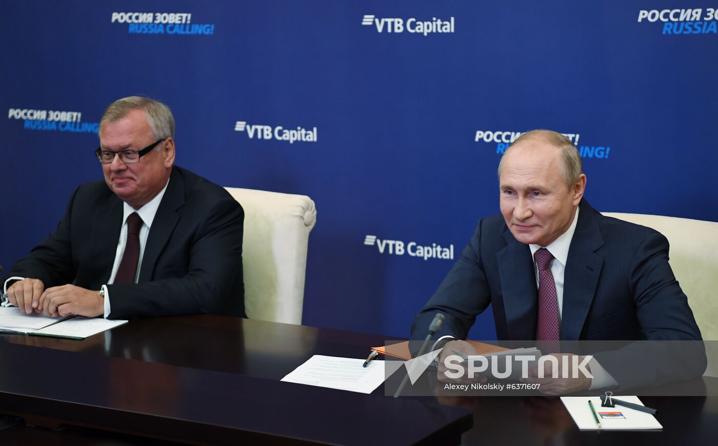 Russia Putin VTB Capital Forum