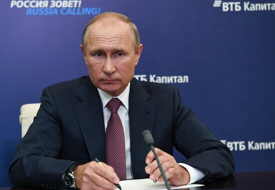 Russia Putin VTB Capital Forum