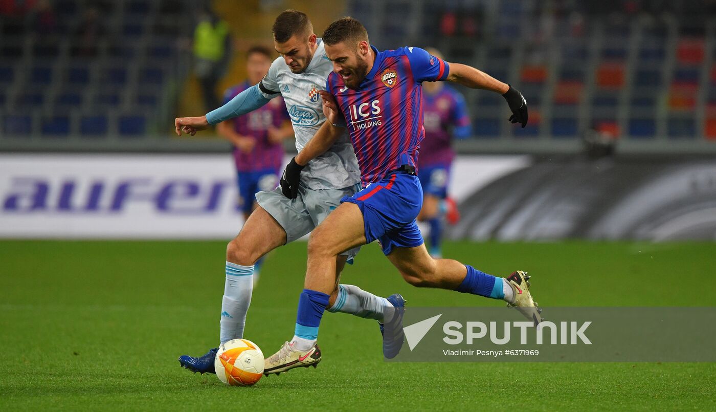 Russia Soccer Europa League CSKA - Dinamo