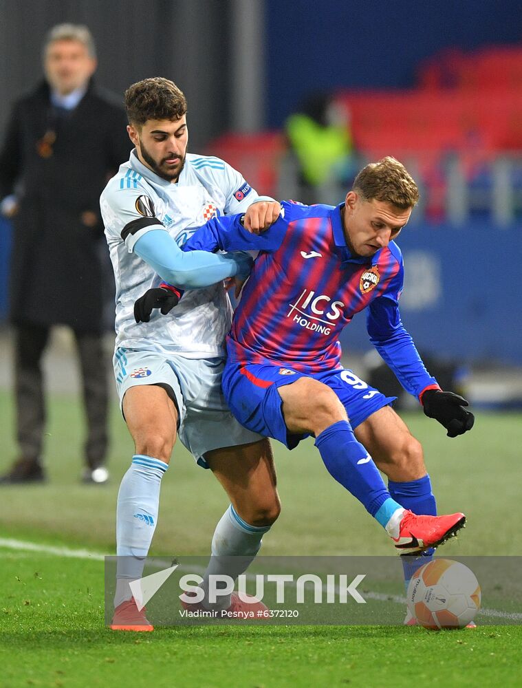 Russia Soccer Europa League CSKA - Dinamo