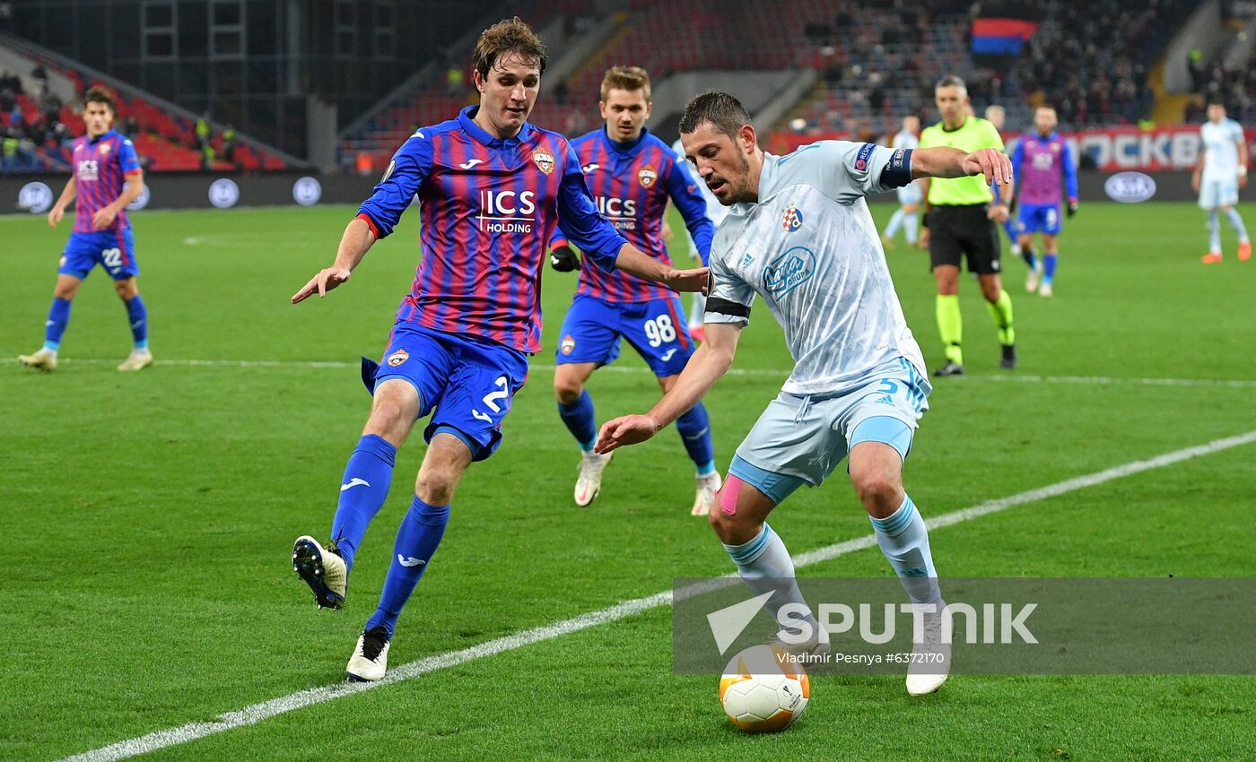 Russia Soccer Europa League CSKA - Dinamo