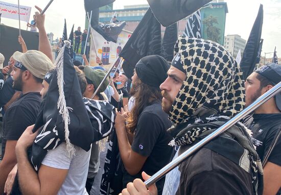 Lebanon France Religion Protest