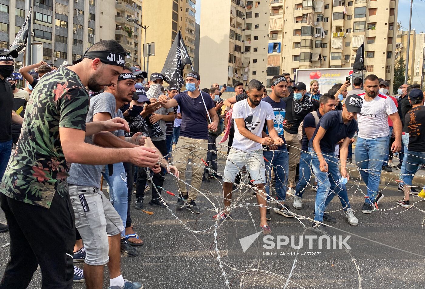 Lebanon France Religion Protest