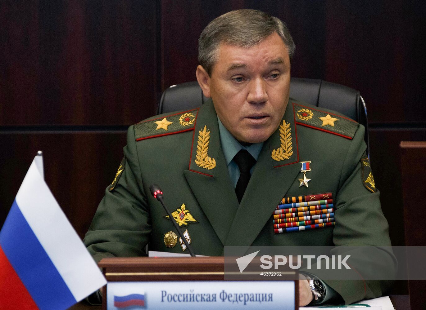 Uzbekistan CIS Chiefs of Staffs Meeting