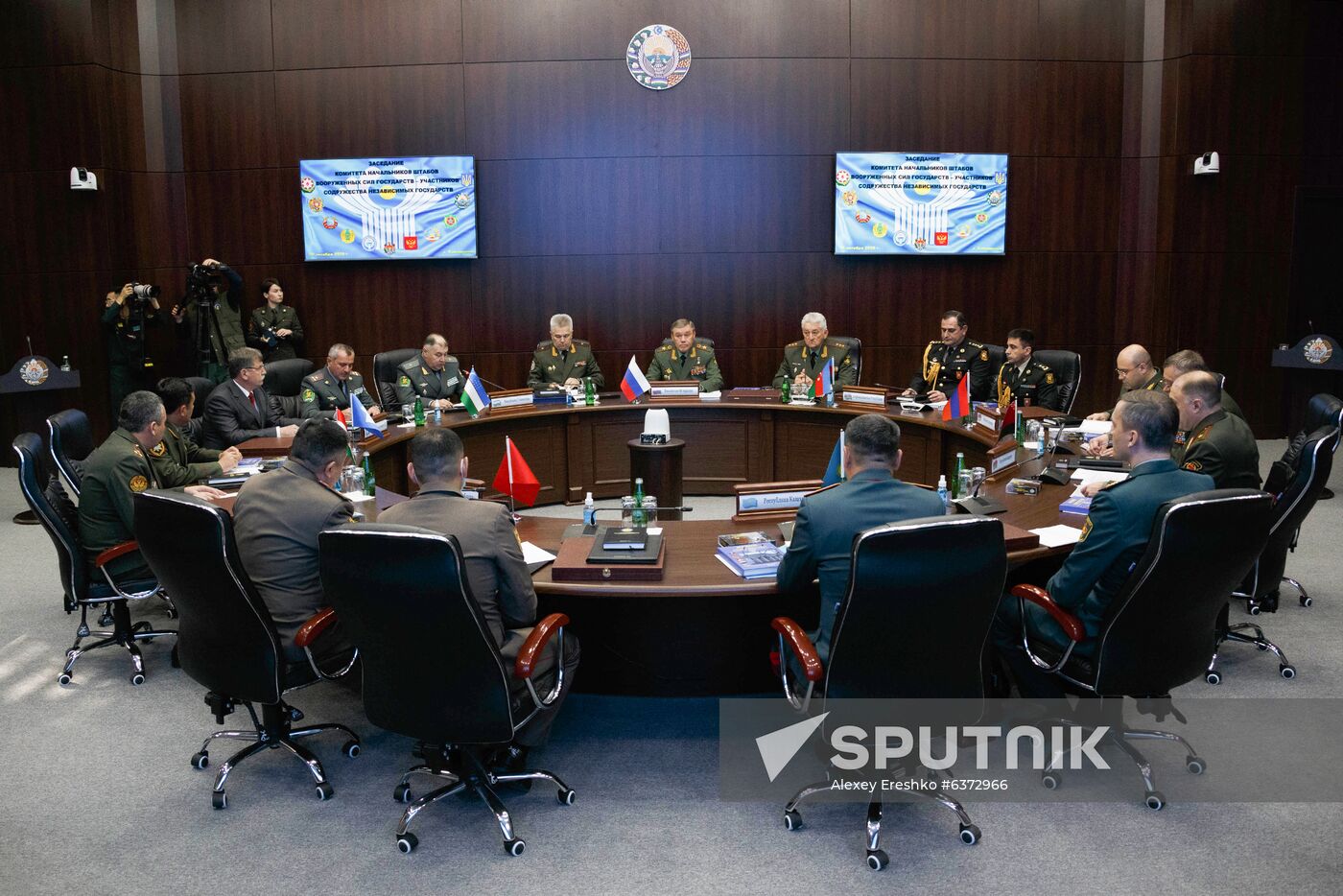 Uzbekistan CIS Chiefs of Staffs Meeting