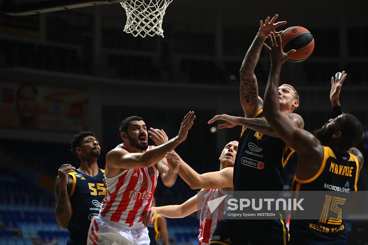 Russia Basketball Euroleague Khimki - Crvena Zvezda