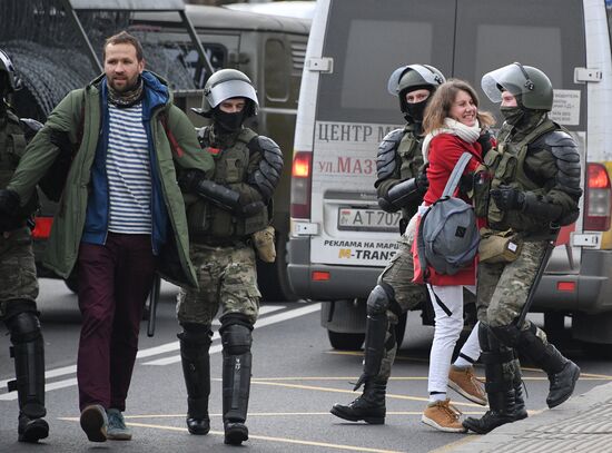 Belarus Presidential Election Protest