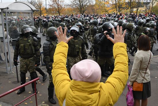 Belarus Presidential Election Protest