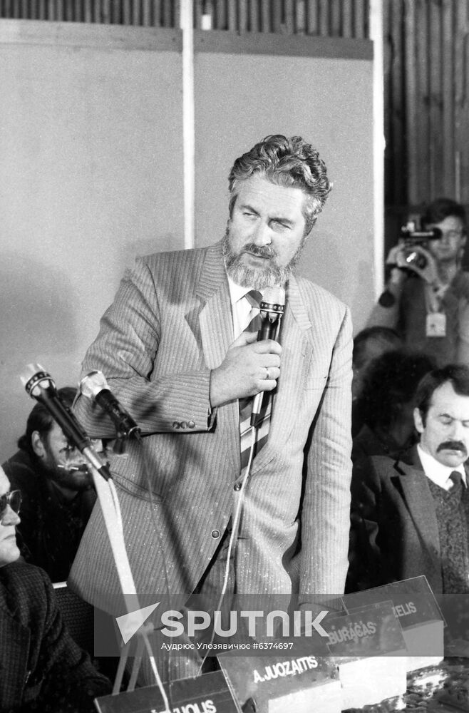 Inaugural congress of Lithuanian public and political organization Sajudis