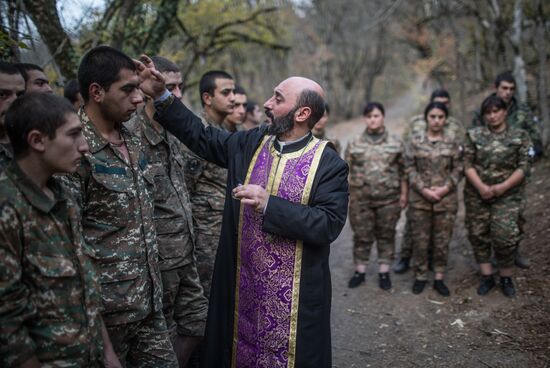 Nagorno-Karabakh Servicemen Baptism