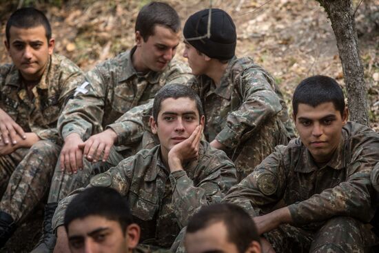 Nagorno-Karabakh Servicemen Baptism