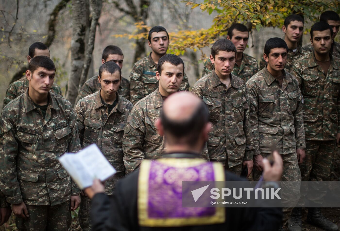 Nagorno-Karabakh Servicemen Baptism