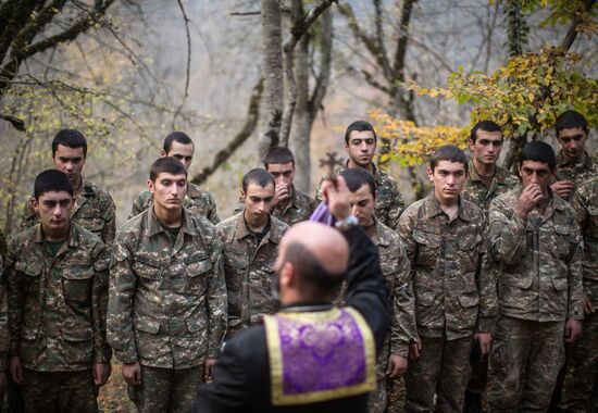 Nagorno-Karabakh Servicemen Baptism
