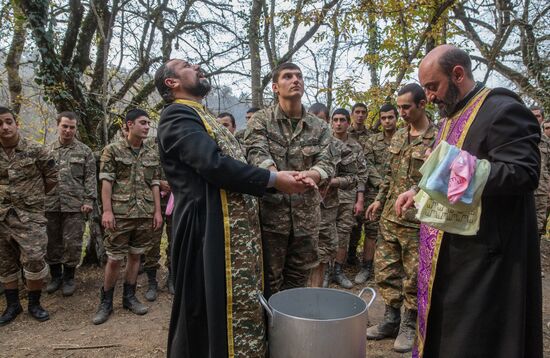 Nagorno-Karabakh Servicemen Baptism