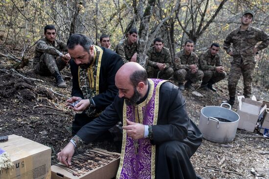 Nagorno-Karabakh Servicemen Baptism