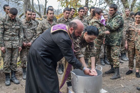 Nagorno-Karabakh Servicemen Baptism