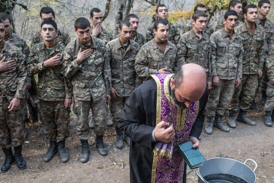Nagorno-Karabakh Servicemen Baptism