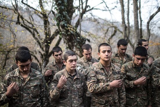 Nagorno-Karabakh Servicemen Baptism