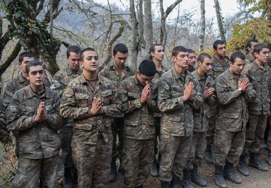 Nagorno-Karabakh Servicemen Baptism