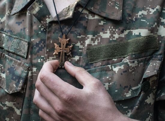 Nagorno-Karabakh Servicemen Baptism