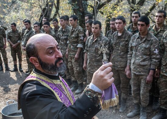 Nagorno-Karabakh Servicemen Baptism