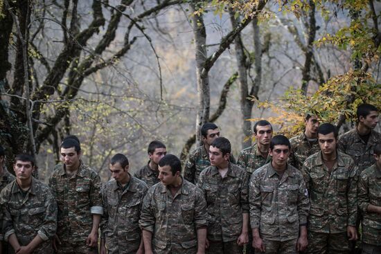 Nagorno-Karabakh Servicemen Baptism