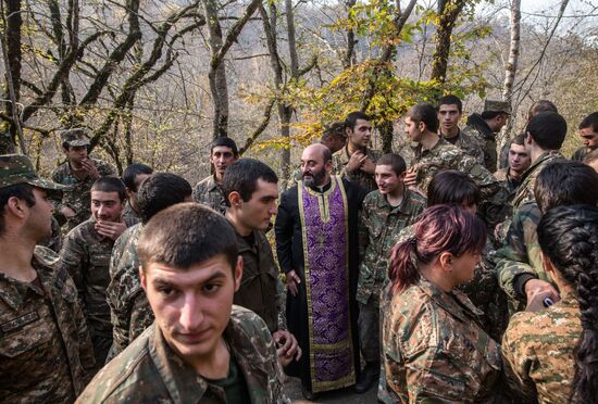 Nagorno-Karabakh Servicemen Baptism