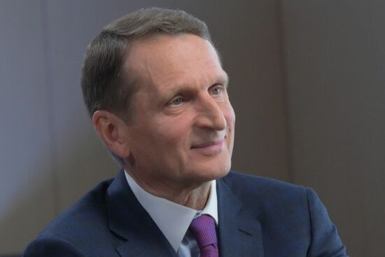 Russia Naryshkin Interview