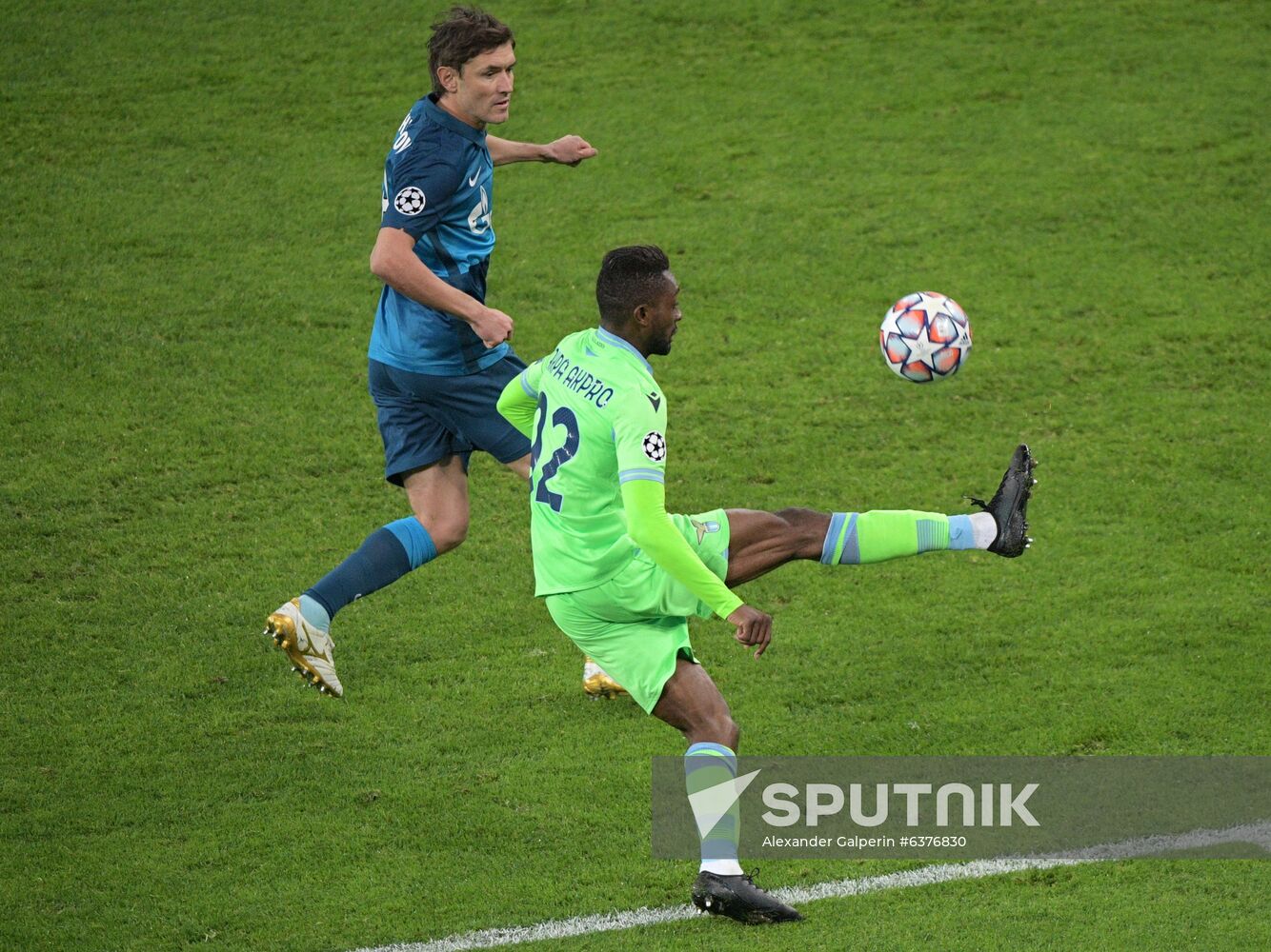 Russia Soccer Champions League Zenit - Lazio