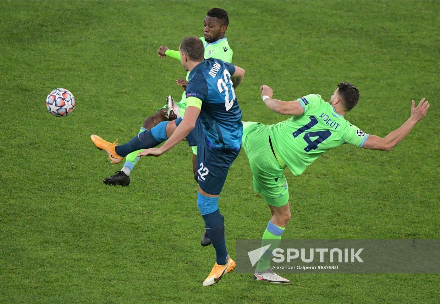 Russia Soccer Champions League Zenit - Lazio