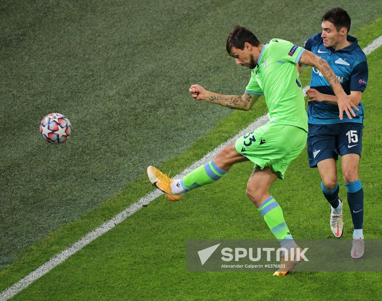 Russia Soccer Champions League Zenit - Lazio