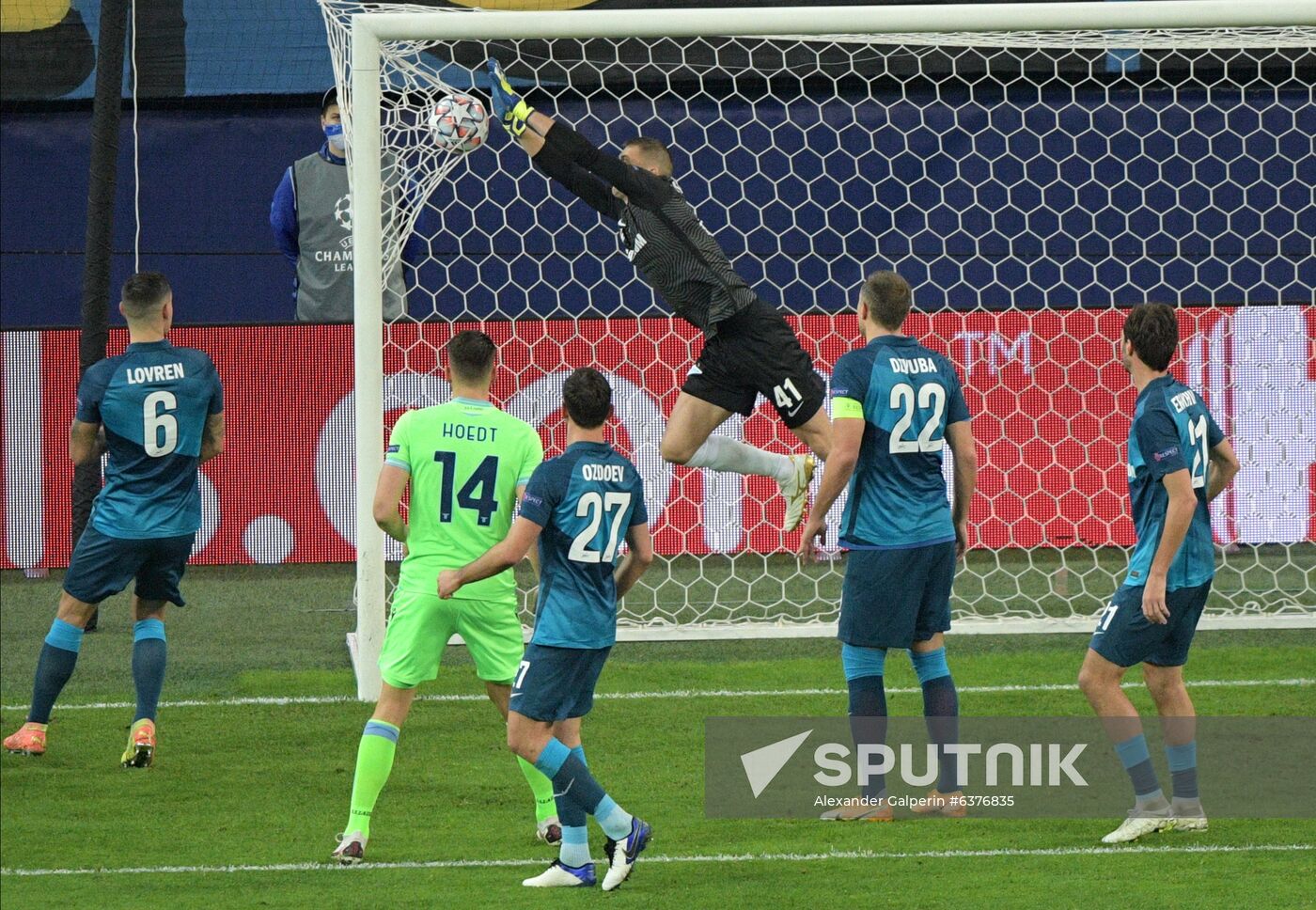 Russia Soccer Champions League Zenit - Lazio
