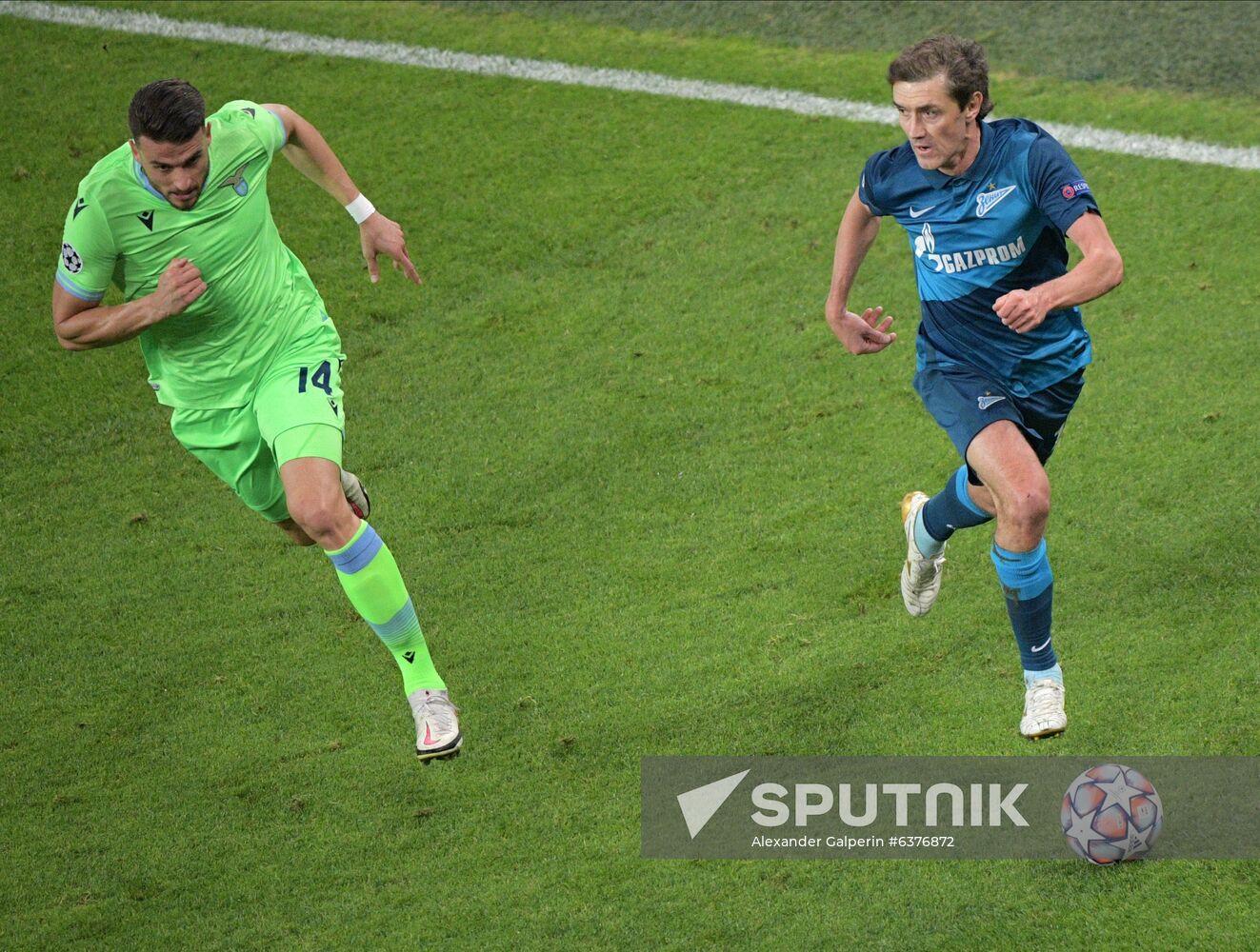 Russia Soccer Champions League Zenit - Lazio