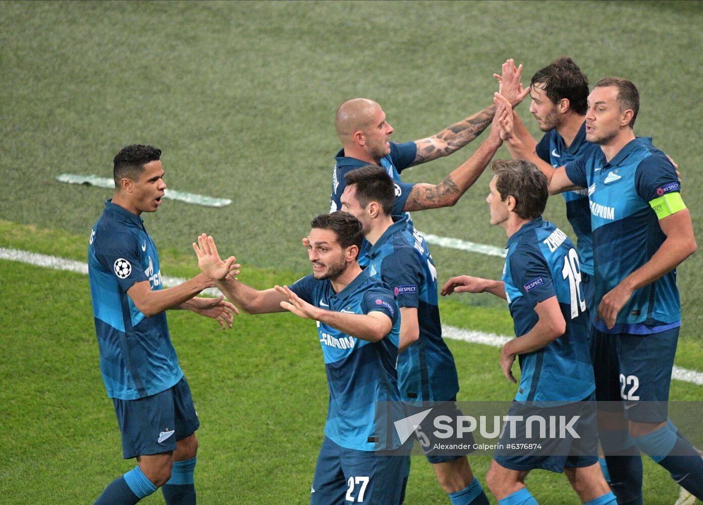 Russia Soccer Champions League Zenit - Lazio