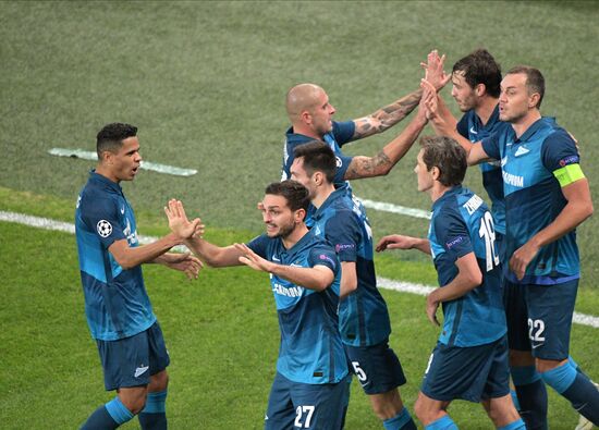 Russia Soccer Champions League Zenit - Lazio