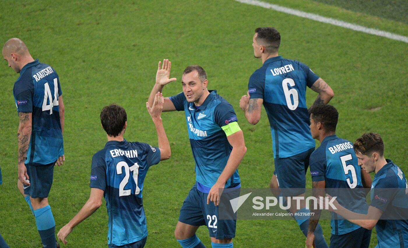 Russia Soccer Champions League Zenit - Lazio