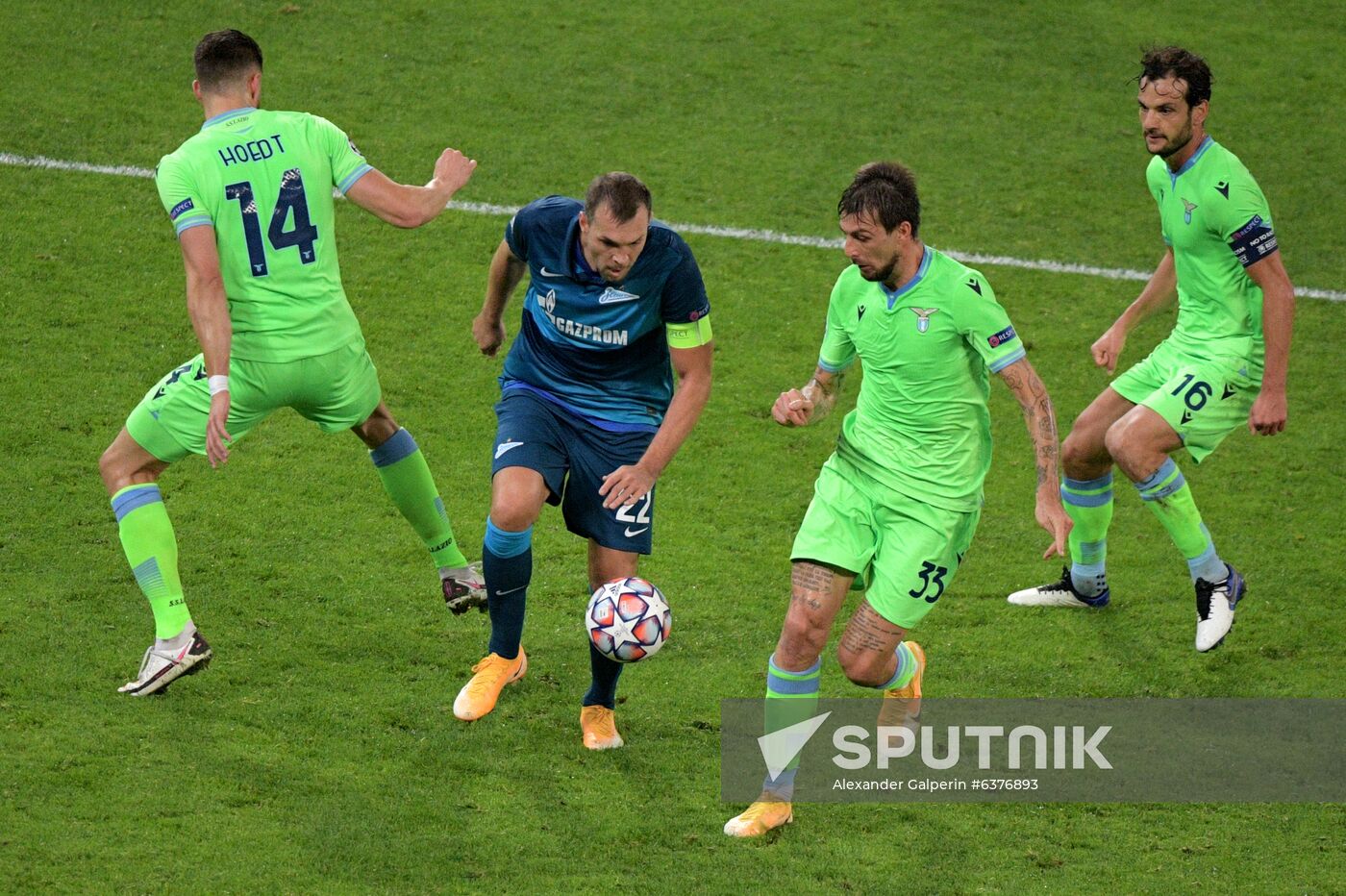 Russia Soccer Champions League Zenit - Lazio