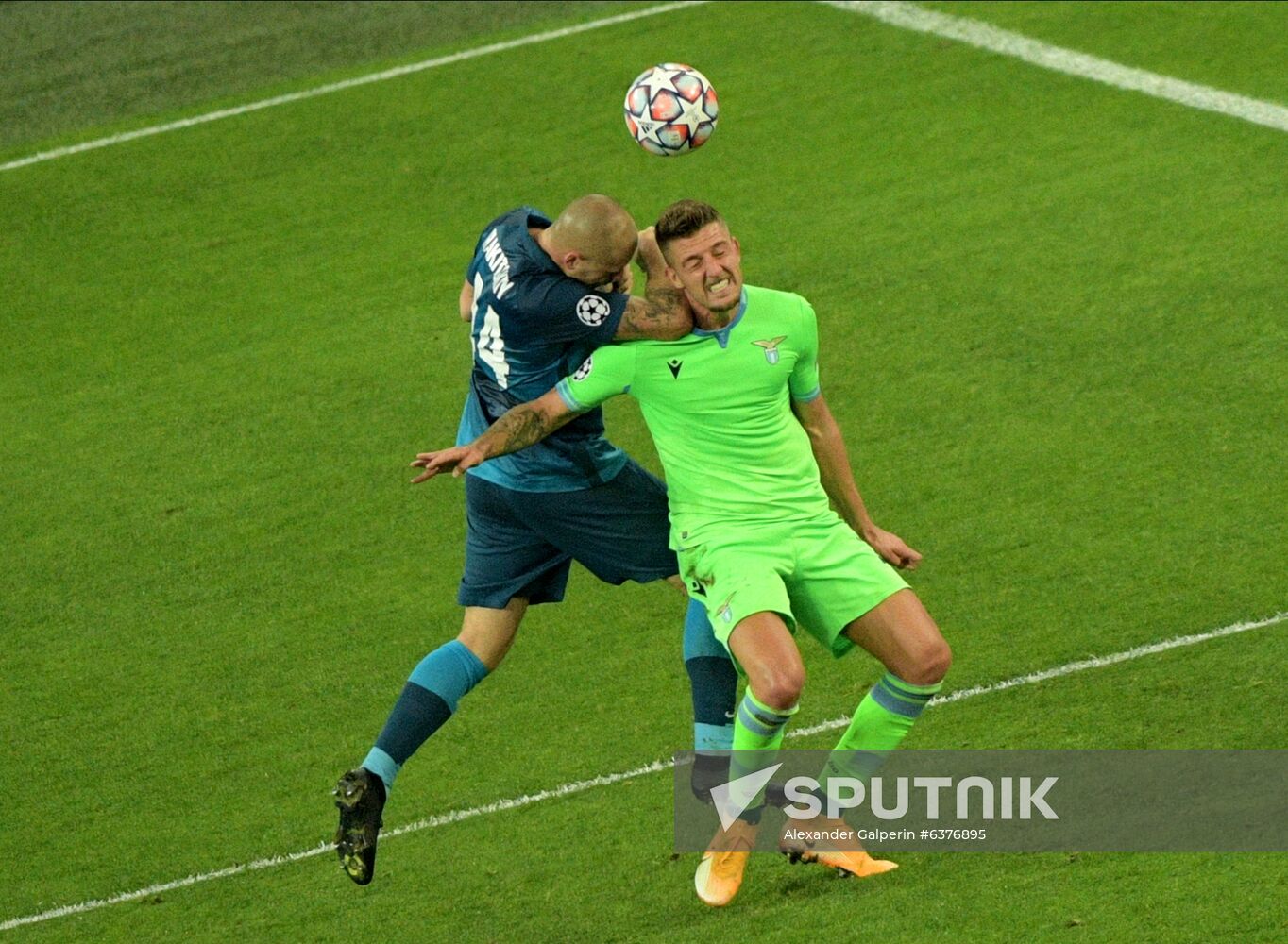Russia Soccer Champions League Zenit - Lazio